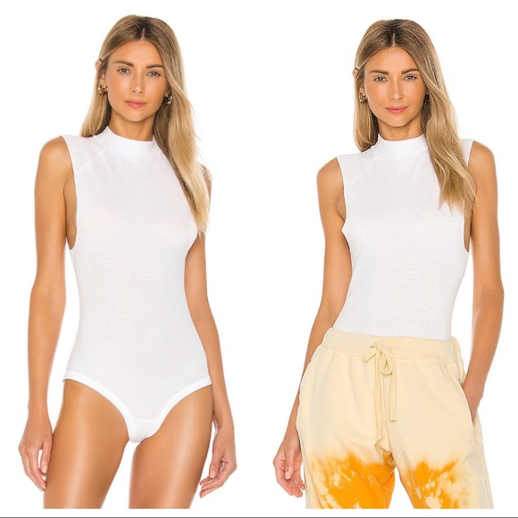 FREE PEOPLE BOHO BODYSUIT TOP SLEEVELESS TEE A2C - Picture 3 of 16